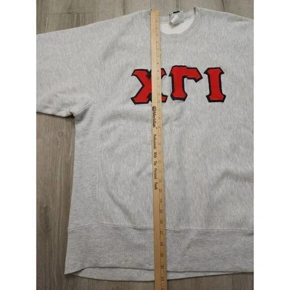 Vintage XRI Fraternity Sorority‎ Sweatshirt 90s Mens XL Pullover - Picture 5 of 8